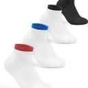 Womens Ankle Socks Athletic Running No Show Low Cut Sports Socks For Men and Women Size 5-11 (B-multicolor-non-cushioned)