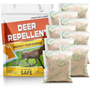 Deer Repellent for Plants, Rabbit Repellent Outdoor, Deer Away Repellent Outdoor, Rabbit Deterrent, Deer Deterrent for Trees, Deer Repellant Yard (1.1 Ounce (Pack of 8))
