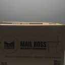 Mail Boss 7106 Curbside Steel Post Mount Security Locking Mailbox, Black, Extra Large, 21 in. D x 11.125 in. W x 13.75 in. H