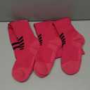 XZQTIVE 3 Pack Soccer Socks Cushion Compression Baseball Softball Socks Knee High Football Sock for Kids Youth Boys Girls, M