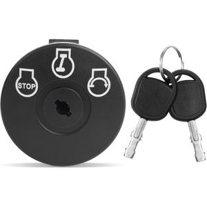 BlueStars 725-04659 925-04659 Ignition Switch with Key 5 Terminals - for MTD Craftsman Zero Turn Ariens Bad Boy Bolens Huskee Cub Cadet Colt XP Dixie Lawn Tractor John Deere GY00191 Craftsman LT2000
