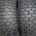 13x5.00-6 Rubber Lawn Mower Tire and Wheel, 2 Pcs Replacement 13x5-6nhs Riding Mowers Lawn Pneumatic Tire with Bearing Bore 3/4" & 5/8", 3" -4.5" Centered Hub