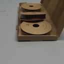 Vitalizart 3/8" x 30Yd Organza Ribbon Christmas Red Sheer Ribbons Set 10 Yd x 3 Rolls Handmade Eco-Friendly for Gift Wrapping Christmas Tree Crafts Bows Wedding Invitations Wreaths Wrap