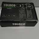 TOLOCO Massage Gun, Deep Tissue Back Massage for Athletes for Pain Relief, Percussion Massager with 10 Massages Heads & Silent Brushless Motor, Gifts for Fathers Day, Black