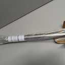 Ivilon Tension Curtain Rod - Hexagonal Spring Tension Rod for Windows or Shower, 54 to 90 Inch, Brushed Nickel