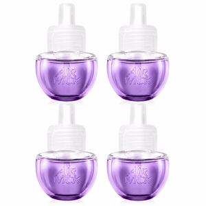 Air Wick Plug in Scented Oil Starter Kit, 2 Warmers + 4 Refills, Lavender & Chamomile, Eco Friendly, Essential Oils, Air Freshener