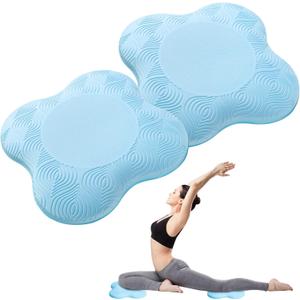2 packs Yoga Knee Pad Mats Extra Thick for Knees Elbows Wrist Hands Head Foam Pilates Kneeling pad Yoga Knee Cushion Thick Exercise Pads for Knees Elbows Wrist Hands Head Foam Pilates Kneeling padSupport Foam Pads for Women and Men (blue)