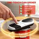 Edge Can Opener with Magnetic Cover Catch, Food Safe Kitchen Gadget