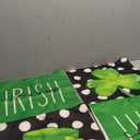 AACORS St Patricks Day Pillow Covers 18X18 Set of 4,Shamrock Clover Hat Lucky Charm Decorations Holiday Farmhouse Spring Pillow Case Decor for Home Sofa Couch AA122-18