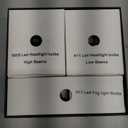 Lights Fit For Toyota Venza 2009 2010 2011 2012 2013 2014 2015 2016, 9005 High Beam H11 Low Beam H11 Fog Light Bulbs, High Power 6500K White Light, Pack of 6