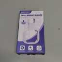 Wall Mount Holder for eero 6 and for eero 6+ Router Mesh Wi-Fi System  No Messy Wires, Space-Saving Outlet Wall Mount Holder for eero 6 Plus Extender, Stand Bracket for eero 6+ (White-1pcs)