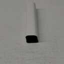 12 Inch x 5ft x 30mil Extra Large Adhesive Magnetic Sheet Roll Not Printable Adhesive Backing Cut and Customize Flexible Sheet Blank White Surface Magnetic Sign for Craft Photo Craft, Glossy