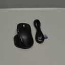 TECKNET Wireless Mouse, Bluetooth Mouse (BT5.3/5.0 & 2.4G) Rechargeable Ergonomic Optical Mouse with 6 Adjustable DPI, Side Scroll, Quiet Clicks, USB A Receiver, 7 Buttons, Wide Compatibility - Black