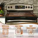 Patelai Noodle Board Stove Wooden Cover Stove Top Cutting Board with Handles 27.5 X 21.6 Inches Sink Cover for Electric Gas Burners Kitchen Counter Space(Thankful Style), 28.4"L x 22.4"W