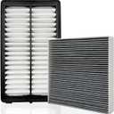 Not for hybrid, Cabin and Engine Air Filter Fits for 2022-25 Tucson, 2021-25 Santa Fe, 2020-25 Sonata, 2022-25 Santa Cruz, 2023-25 Sportage, 2021-25 K5, Fits 97133-L0000, 28113-L1000, CF12820, CA12816