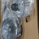 Amazon Basics Non Stick Kitchen Cookware 8-Piece Set, Non-Induction, Includes Pots and Pans, Black