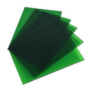 5 Pack Acrylic Sheet Green Transparent Colored Translucent Sheets Easy to Cut for DIY Art Projects,Crafting,Display Project,Signs,Painting,Laser Cutting Plastic Plexiglass Panel 5x7 2.8mm Thick