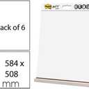 Post-it Super Sticky Table top Easel Pad (Pack of 6), White