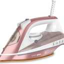 BLACK+DECKER Pearl Iron, IR2398, 50% Smoother Gliding with Pearl-Infused Ceramic Soleplate, Powerful Steam, 8 Foot Cord, Vertical Steam Function (Standard)