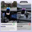 8Inch Car Phone Holder Mount Compatible with Nissan Rogue S/SV 2021-2026,Altima 2.5 SR 2019-2025/Sentra SR/SV 2020-2025(Not Fit S) Accessories Custom Screen & Mobile Phone 360Adjustable Cell Phone