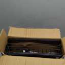 SNTD Dish Drying Rack - Extendable Dish Rack, Large Sink Drying Dish Drainer for Kitchen Counter, Stainless Steel Dish Strainer with Utensil Holder (Black)