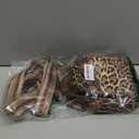 Sling Bag Crossbody Bags for Women Small Cross Body Bag Fanny Packs Chest Sling Purse for Daily Travel Leisure Sport, Leopard With Brown