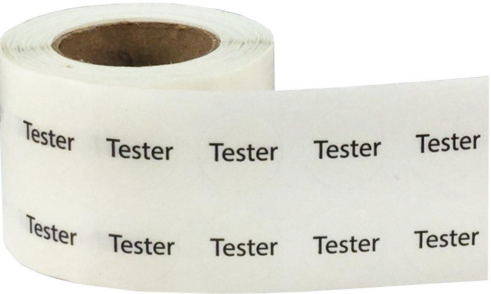 1/2" Inch Number 1 Stickers, Semi-Gloss White Round Labels with Black Text, 1000 Labels on a Roll, Perfect for Home Organization and Office Management, Permanent Adhesive