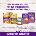 Wellness Healthy Indulgence Shreds Adult Wet Cat Food, Natural, Protein Rich, Grain Free, Tuna and Shrimp Recipe, 3 oz, Pack of 24 Pouches (EXP 06/01/26)