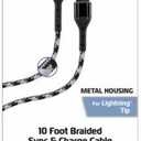 ZGear 10Ft Braided Sync & Charge Cable