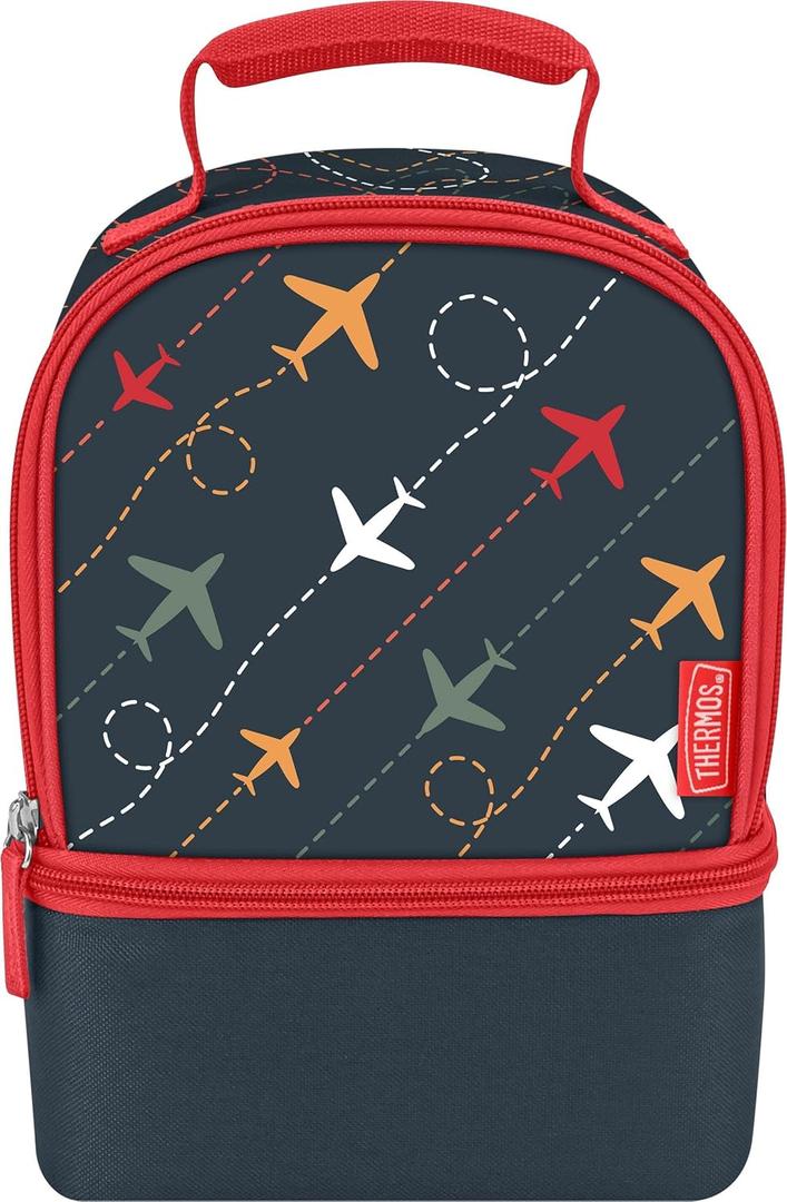 THERMOS Non- Licensed Dual Lunch Kit, Flight Path (One Size)