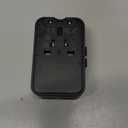 TESSAN International Power Adapter PD 25W, Ultra Thin Universal Travel Adapter, Worldwide Outlet Plug with 2 USB A 2 USB C for US to European UK Australia Ireland (Type C G A I) Black