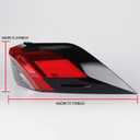 Dasbecan Right Passenger Side Outer Tail Light Assembly Compatible with Toyota RAV4 2019 2020 2021 2022 2023 2024 Replace 81550-0R090 TO2805148 Rear Brake Lamp Taillight