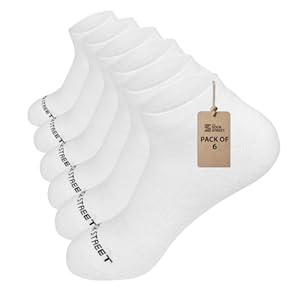 No-Show Socks Men: Running & Compression - Low Cut & Ankle Support Socks for Men  8-12