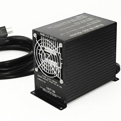 Binmaton Boat Engine Compartment Heater | Bilge Heater for Boats with Automatic Thermostat | Reliable Boat Heater for Winter Storage, Self-Regulating PTC Technology, 400W