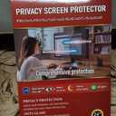 [2-Pack] 24 Inch Computer Privacy Screen Filter (16:9 Aspect Ratio) - Removable, Anti Glare & Blue Light Blocking, Compatible with HP Dell ASUS Acer Samsung Monitors