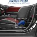 Challenger Seat Back Adjustment Handle Trim Cover Fit for Dodge Challenger 2010-2023 Blue Interior Accessories 2pcs