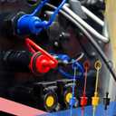 4 Sets 1/2 Hydraulic Hose Caps Quick Coupler Cover Male Dust Cap and Female Plug Cover Colored Hydraulic a Style Quick Disconnects Port Plug Fittings