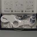 LUXE Bidet NEO 185 - Dual Nozzle, Self-Cleaning, Non-Electric Bidet Attachment for Toilet Seat, Adjustable Water Pressure, Rear & Feminine Wash (Blue)