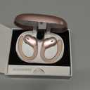 Wireless Earbuds, 75Hrs Bluetooth 5.4 Headphones Sport, Bluetooth Earbuds with ENC Noise Canceling Mic, Bass Stereo Wireless Earphones IP7 Waterproof Over Ear Buds with Earhooks for Running, Rose Gold (Deep Pink)