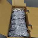 Homemate Heated Blanket Electric Throw - 50"x60" Heating Blanket Throw 1/2/4/6/8 Hours Auto-Off 10 Heat Level Over-Heat Protection Flannel Sherpa ETL Certification (01 - Light Grey)