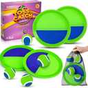 Sticky Toss and Catch Ball Game Set - Kids & Toddlers Outdoor Indoor Activity Toys for Boys Girls 3 4 5 6 7 8-12 Year Old - Great Games for Beach Pool Yard - Birthday Gifts Easter Basket Stuffers