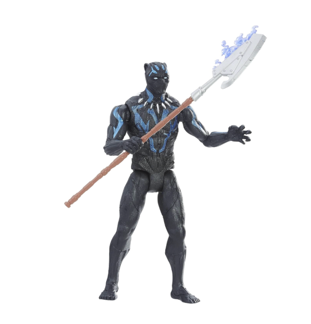 Marvel Black Panther 6-inch Vibranium Suit Black Panther (2 pack)