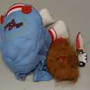 Pet Deadly Doll Chucky Costume, Funny Halloween Cute Dog Clothes Party Cosplay for Small, Medium, Large Dogs, Cats & Puppies, Scary Spooky Kitty Apparel