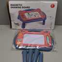 Magnetic Drawing Board for Toddlers 3, Color Erasable Doodle Writing Pad, Learning Painting Sketch Pad, Best Birthday Easter Christmas Halloween Kids Toy Gifts for Boys and Girls(Blue)