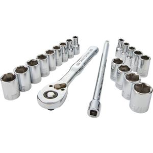 CRAFTSMAN Mechanics Tool Set, 1/4 Inch Drive, 20 Piece (CMMT12108)