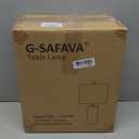 G-SAFAVA 20.5" Small Table Lamps for Living Room Lamp Set of 2 Ceramic Lamps for Bedroom Bedside Lamps Modern Boho Lamps for Night Stands Farmhouse Nightstand Lamp Side End Table Lamp, White