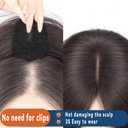 2025 NEW No Clips Hair Toppers for Women with Thinning Hair 360 3D Macgic Makes Beauty More Convenient 3S Wear and Go Stylish Upgrade