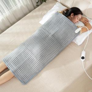 Large Heating Pad,TOPSOSO 20"x40" Extra Large Heating Pad for Back Pain Relief Electric Heating for Period Cramps Shoulders Pain Relief Moist/Dry Heat 10 Heat Setting Auto Shut Off Gift for Women Men