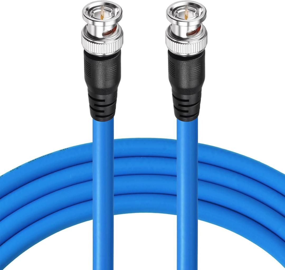 Superbat SDI Cable BNC Cable 3G/6G/12G (Belden 1694A)10FT/15FT/30FT/50FT/100FT/200FT,Supports HD-SDI/3G-SDI/4K/8KSDI Video Cable Precision Video Cable(1Pc)