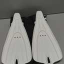 SCUBAPRO GO Travel Scuba Diving Fin for Snorkeling and Swimming, Open Heel Strap (X-Small-Small, White)